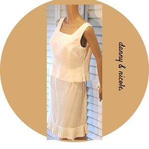 Two-piece Sleeveless Danny & Nicole Dress SUIT perfect for a wedding